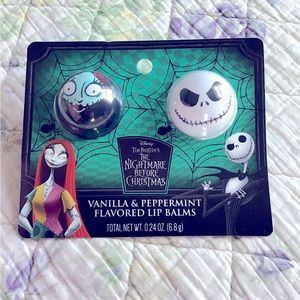 Disney The Nightmare Before Christmas lip balm duo Vanilla + Peppermint New